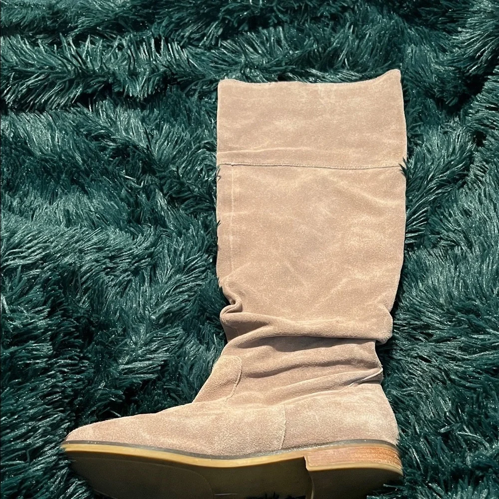Steve Madden Taupe Over the Knee Boots